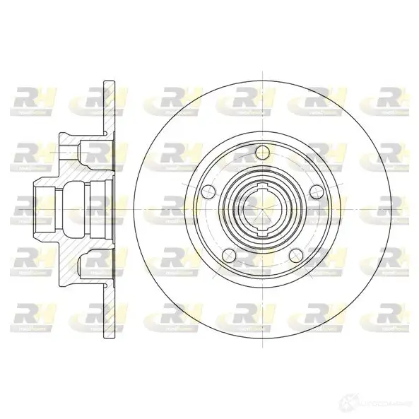 Тормозной диск ROADHOUSE 6025.00 1460497 DSX 602500 VDUDO изображение 0