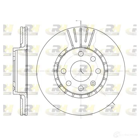 Тормозной диск ROADHOUSE DSX61 7410 AZT9B 6174.10 1461265 изображение 0