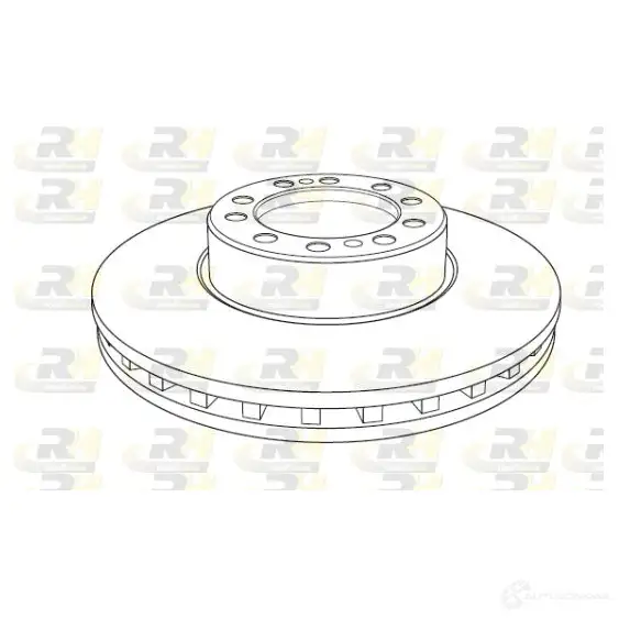 Тормозной диск ROADHOUSE 119 3.20 1462837 NSX119320 NSX1193.20