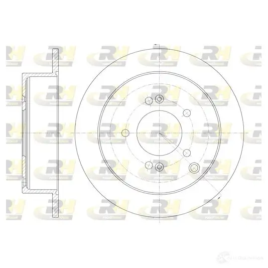 Тормозной диск ROADHOUSE DSX6 75600 6756.00 1461817 YHM5G