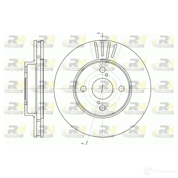 Тормозной диск ROADHOUSE DSX6 74210 E2E9W54 1461805 6742.10