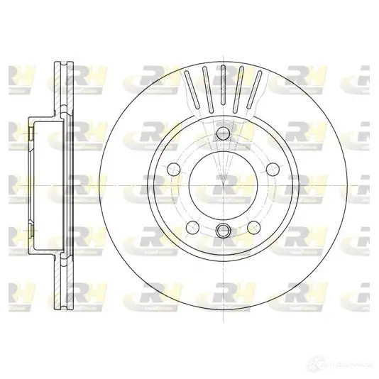 Тормозной диск ROADHOUSE NS6HHBQ 6324.10 1461415 D SX632410