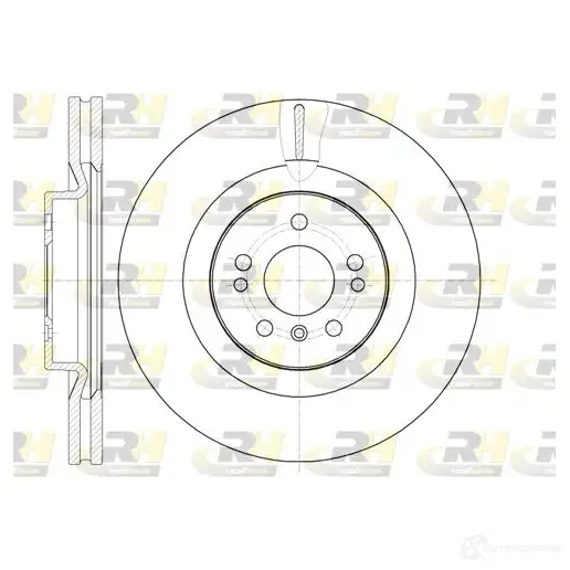 Тормозной диск ROADHOUSE V6XVSF1 DSX61030 10 61030.10 1460593