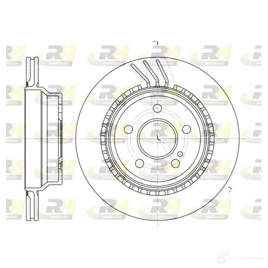 Тормозной диск ROADHOUSE DSX676 010 6760.10 F8OX6Q2 1461820