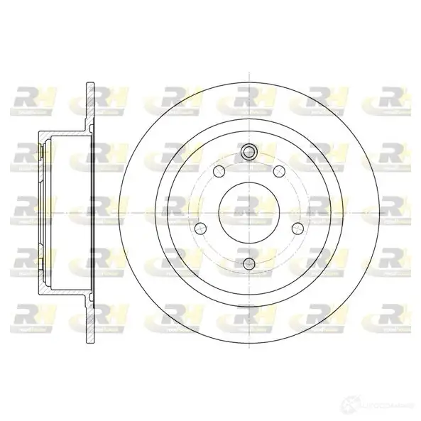 Тормозной диск ROADHOUSE BFCVU2 1461135 DSX 6153000 61530.00
