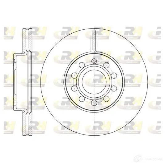 Тормозной диск ROADHOUSE 36XZ5M 1461718 DSX6 64810 6648.10