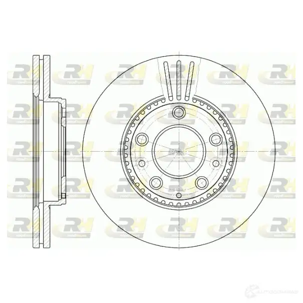 Тормозной диск ROADHOUSE DSX6 67310 1461743 NFWUMG 6673.10 изображение 0