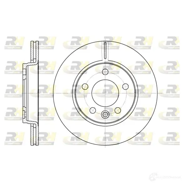 Тормозной диск ROADHOUSE DSX6 70710 ZUANF 6707.10 1461778 изображение 0