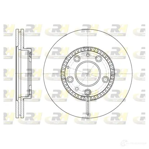 Тормозной диск ROADHOUSE DSX67 6710 W4WHS7O 1461827 6767.10