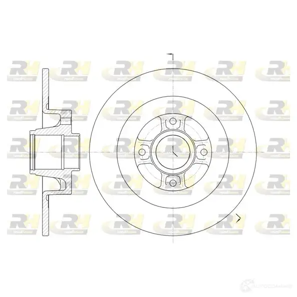 Тормозной диск ROADHOUSE XDEPV 1460612 DS X6104700 61047.00