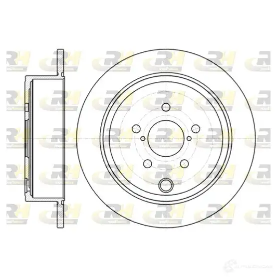 Тормозной диск ROADHOUSE DS X6141500 1461011 FJBJSZ 61415.00 изображение 0