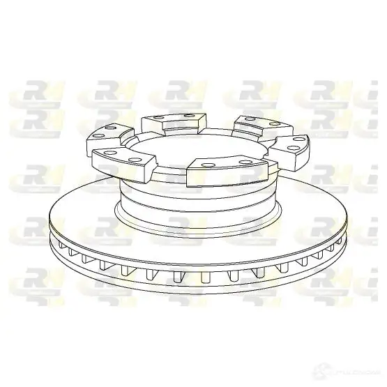 Тормозной диск ROADHOUSE 104 9.20 NSX1049.20 NSX104920 1462742