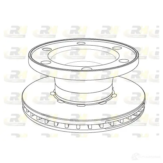 Тормозной диск ROADHOUSE 1462762 NSX107620 NSX1076.20 1 076.20