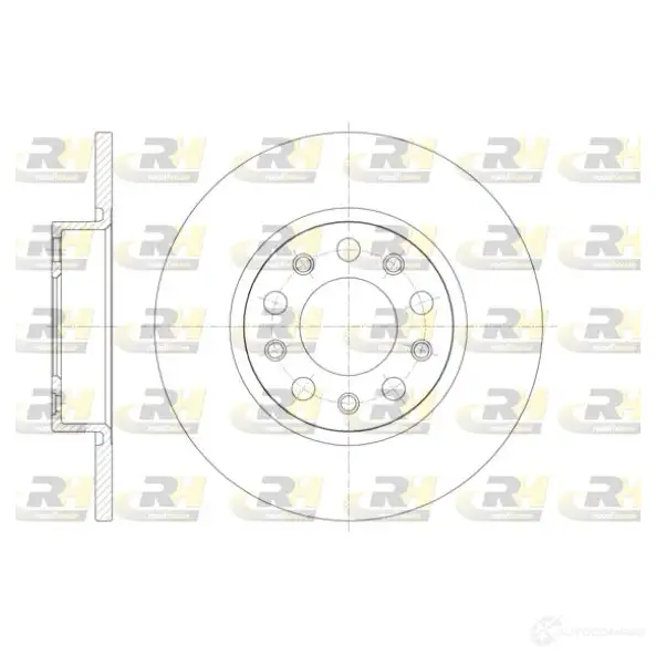 Тормозной диск ROADHOUSE 61426.00 DSX61 42600 Q2HLG 1461024