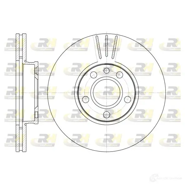Тормозной диск ROADHOUSE VZ5OSB DSX 666010 6660.10 1461730