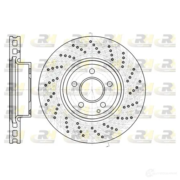Тормозной диск ROADHOUSE DSX 6118510 1460770 BVQQM0N 61185.10