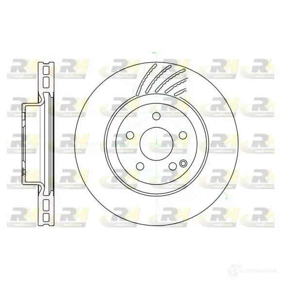 Тормозной диск ROADHOUSE HRUGP5I 1460722 61142.10 DSX61 14210