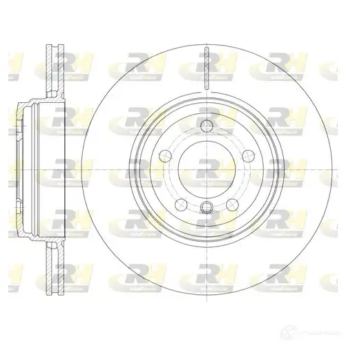 Тормозной диск ROADHOUSE 6852.10 D SX685210 NOWQF 1461907