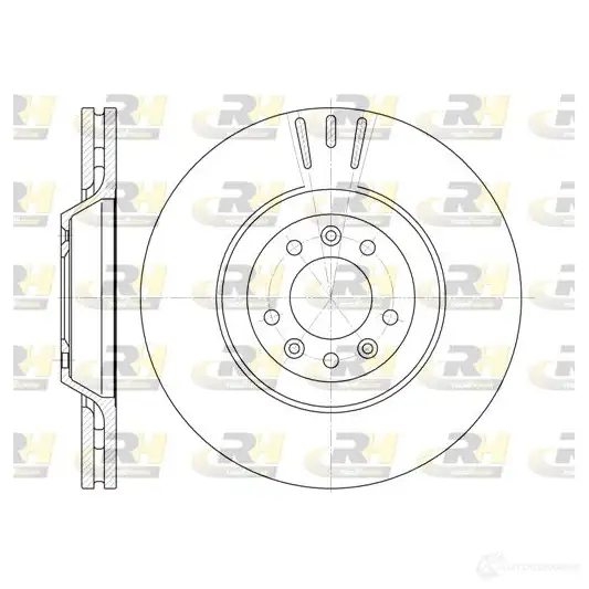Тормозной диск ROADHOUSE DSX66911 0 6691.10 1461761 06PGYY5