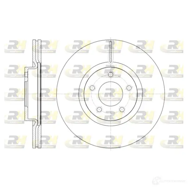 Тормозной диск ROADHOUSE 1460999 D SX6140310 61403.10 LQMCBU5