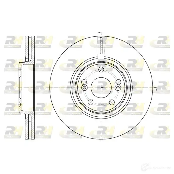 Тормозной диск ROADHOUSE 1461764 ASWU0I DSX6 69410 6694.10