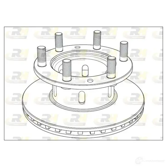 Тормозной диск ROADHOUSE 1462702 1001.2 0 NSX100120 NSX1001.20