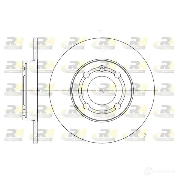 Тормозной диск ROADHOUSE DSX64 1800 1461493 OM8EIV7 6418.00 изображение 0