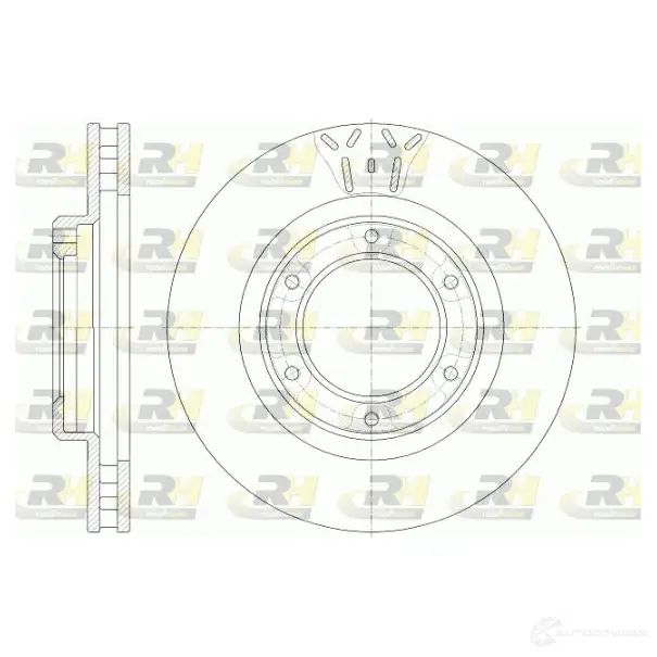 Тормозной диск ROADHOUSE 1461581 DSX650 710 6KB34 6507.10