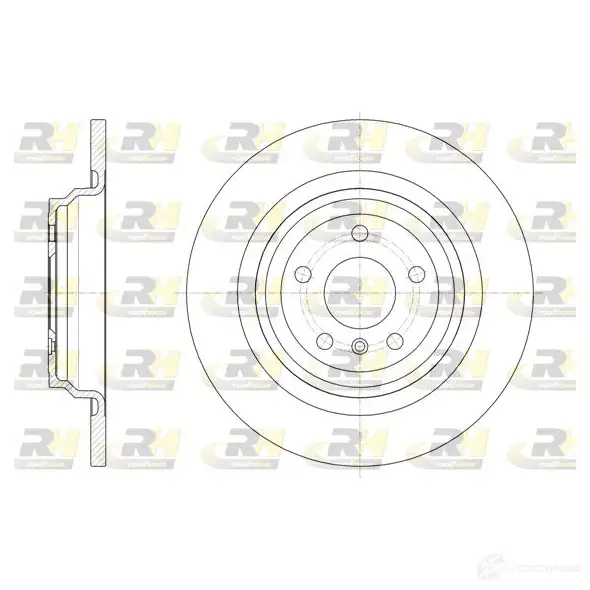 Тормозной диск ROADHOUSE 61577.00 1461187 DSX6157 700 0Z8MW4L изображение 0