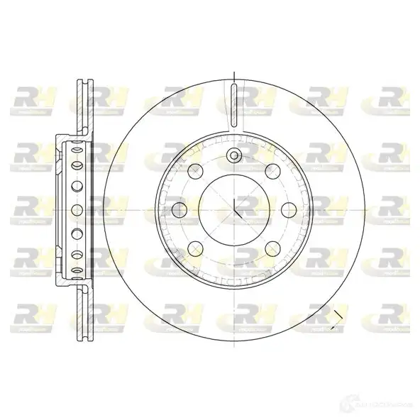 Тормозной диск ROADHOUSE 1461664 Y69SB DSX659 500 6595.00