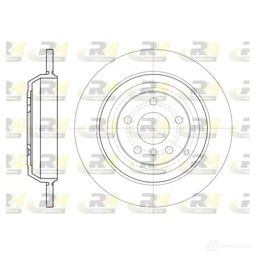 Тормозной диск ROADHOUSE DSX6116 600 1460749 0EXOF 61166.00