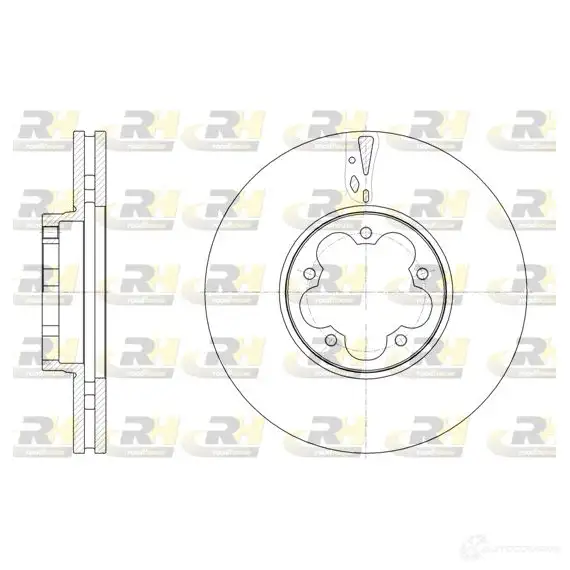 Тормозной диск ROADHOUSE G582HZW DSX61568 10 1461177 61568.10 изображение 0