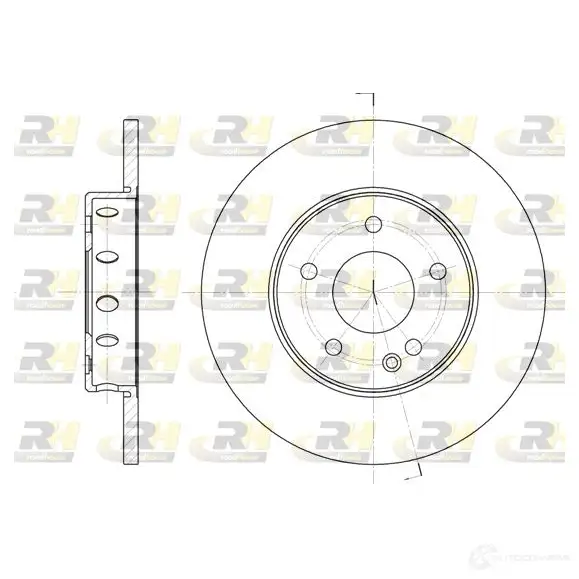 Тормозной диск ROADHOUSE DS X631000 6310.00 1461398 UFMSV изображение 0