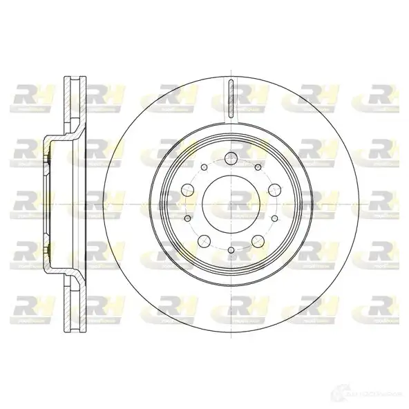 Тормозной диск ROADHOUSE QY35CXO DSX67 9510 6795.10 1461854