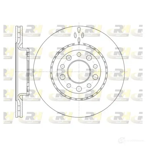 Тормозной диск ROADHOUSE DSX6 96610 IXM3K75 6966.10 1462016 изображение 0