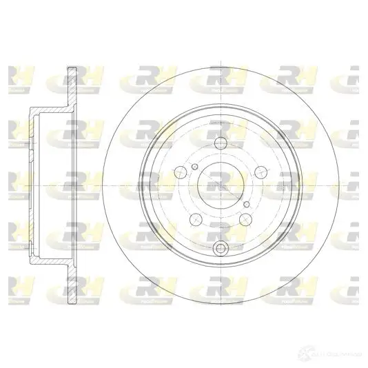 Тормозной диск ROADHOUSE 1461771 D SX670000 6700.00 8ZXJ48