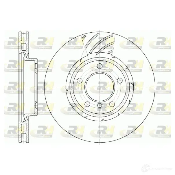 Тормозной диск ROADHOUSE 8DUYS 6508.11 1461583 DSX65081 1 изображение 0