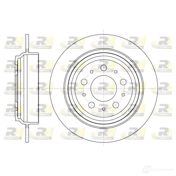 Тормозной диск ROADHOUSE UHW87 DS X692400 6924.00 1461974 изображение 0