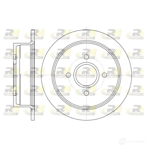 Тормозной диск ROADHOUSE 1461342 6250.00 FSHKX DSX6 25000