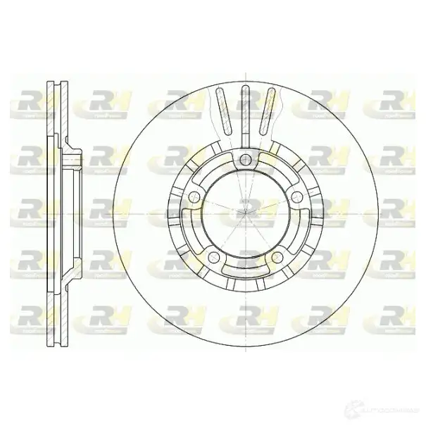 Тормозной диск ROADHOUSE 1461511 NI2VDDV DSX64371 0 6437.10