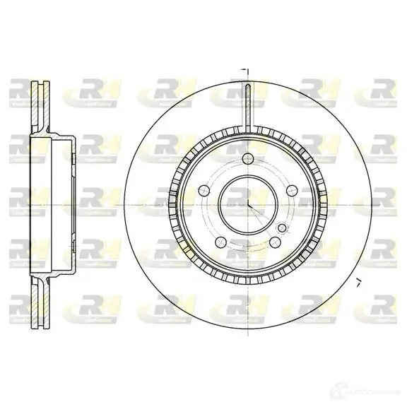 Тормозной диск ROADHOUSE 1461979 6929.10 DSX 692910 V53TK5Q изображение 0