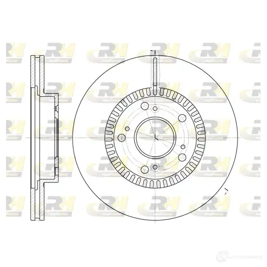 Тормозной диск ROADHOUSE 6962.10 1462012 DSX 696210 21S0QM изображение 0
