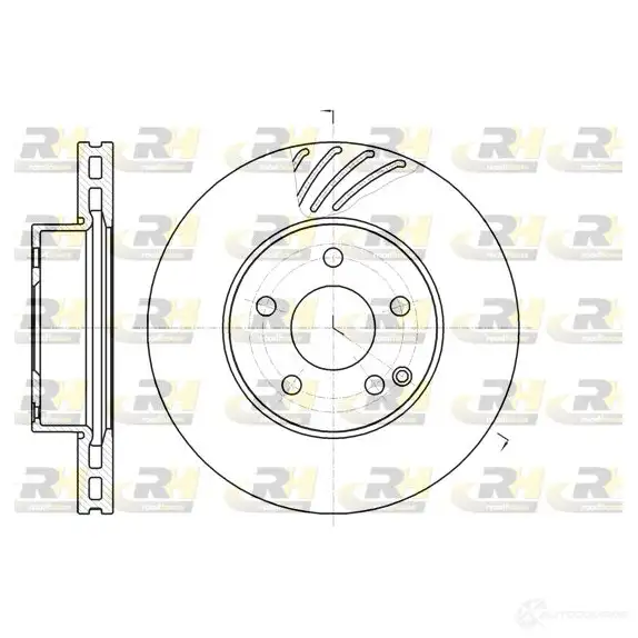 Тормозной диск ROADHOUSE DSX61 18410 1460769 23IXFZ 61184.10