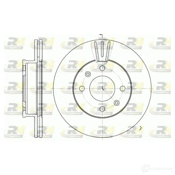 Тормозной диск ROADHOUSE R0LQQA DSX69 5810 1462008 6958.10