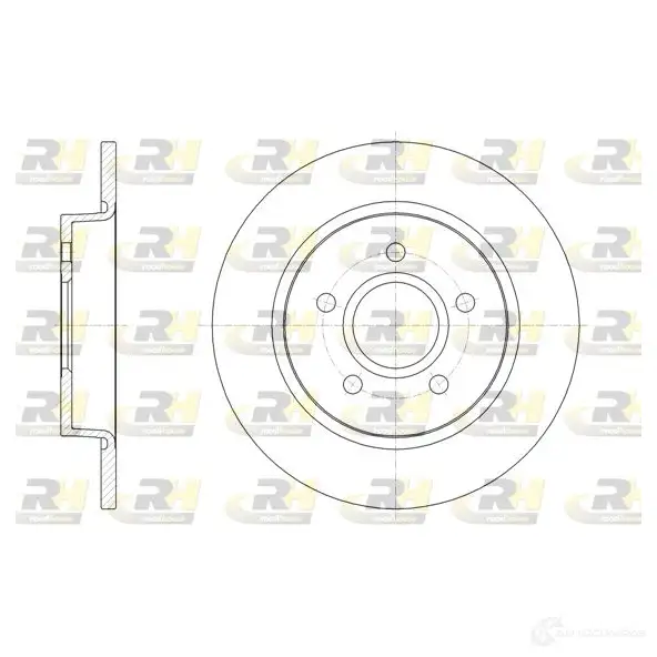 Тормозной диск ROADHOUSE D0U7U9Y 1461108 DSX 6150300 61503.00