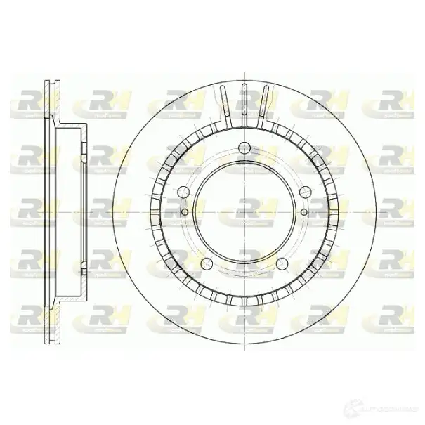 Тормозной диск ROADHOUSE 1461566 6492.10 NZ6HC DS X649210