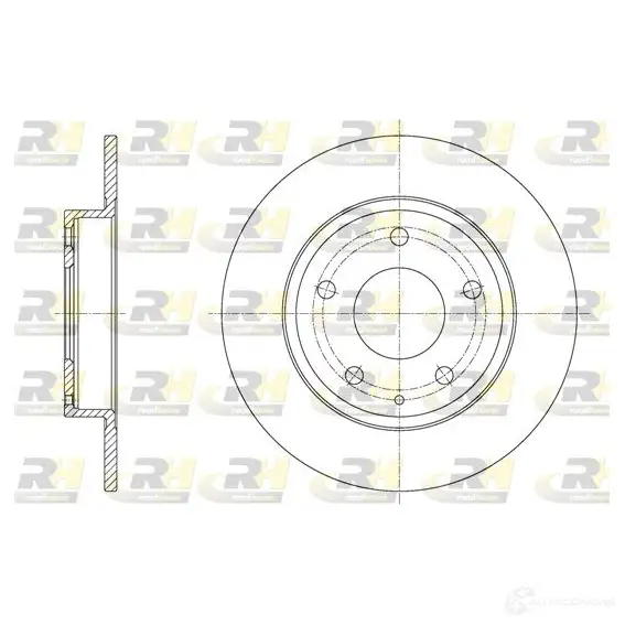 Тормозной диск ROADHOUSE 1461185 61575.00 X9PR4GE DS X6157500