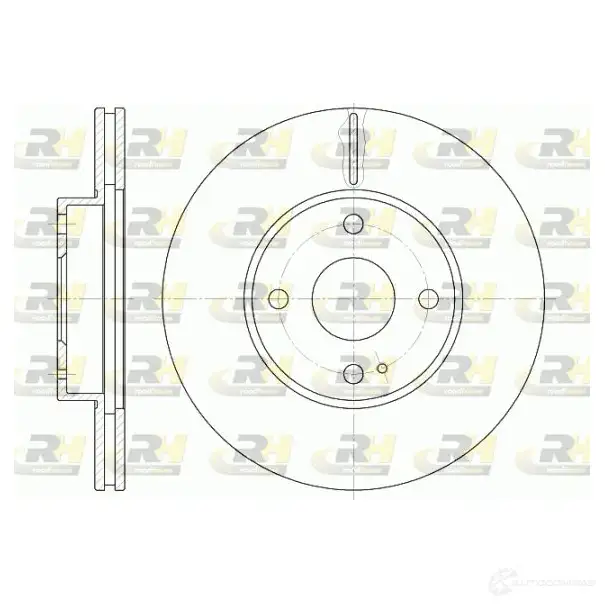 Тормозной диск ROADHOUSE 1461898 DSX6 84310 6843.10 8I9IQ8 изображение 0