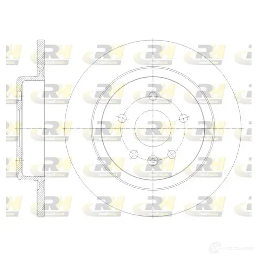 Тормозной диск ROADHOUSE O5RT4Z 1424241416 61791.00 DSX617910 0