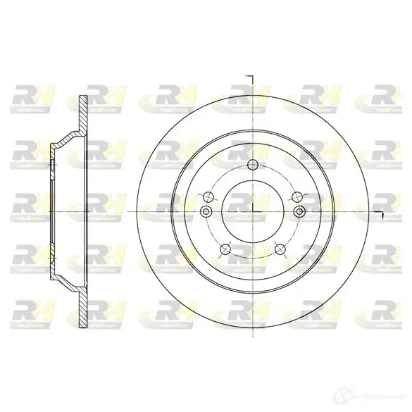 Тормозной диск ROADHOUSE Z4U21J 61572.00 1461182 DSX615 7200 изображение 0